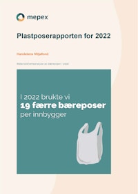 Forside for Plastposerapporten for 2022