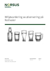 Forside for Miljøvurdering av ølservering på festivaler