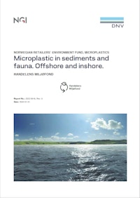 Forside for Microplastic in sediments and fauna. Offshore and inshore.